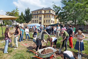 Spatenstich Wohnprojekt der WOGEBE