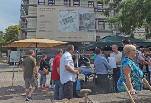 Spatenstich Wohnprojekt der WOGEBE
